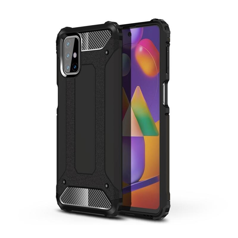 Armor odolný hybridný kryt pre mobil Samsung Galaxy M31s - čierny