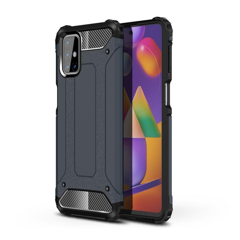 Armor odolný hybridný kryt pre mobil Samsung Galaxy M31s - tmavomodrý