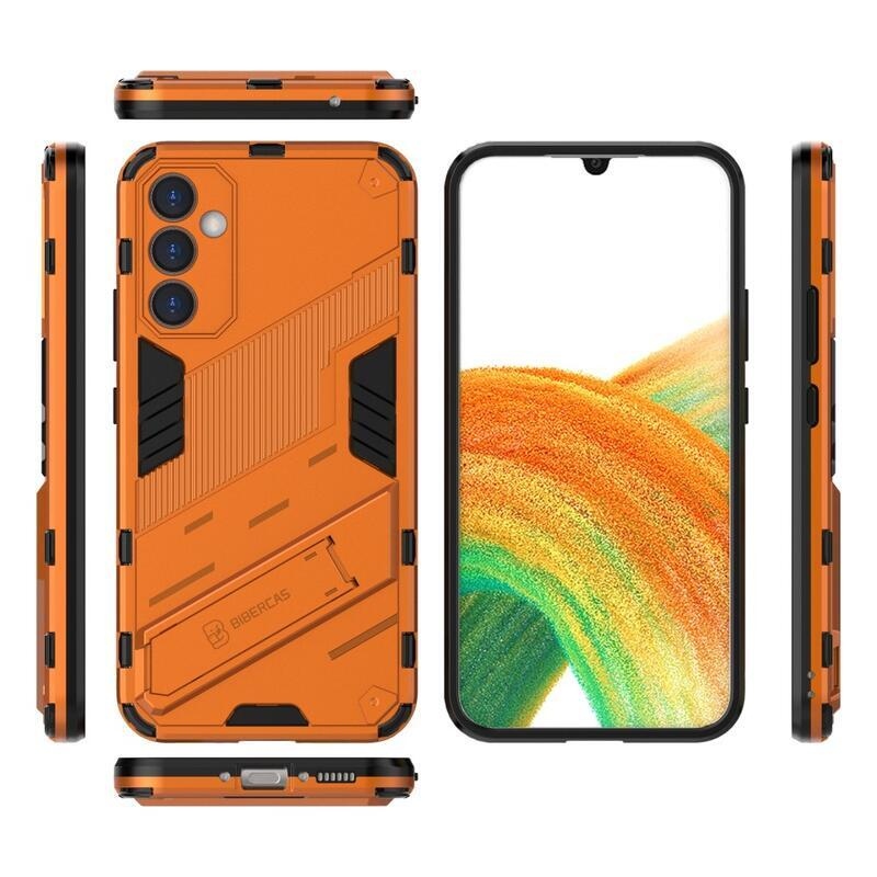 Armory odolný hybridný kryt pre Samsung Galaxy A34 5G - oranžový