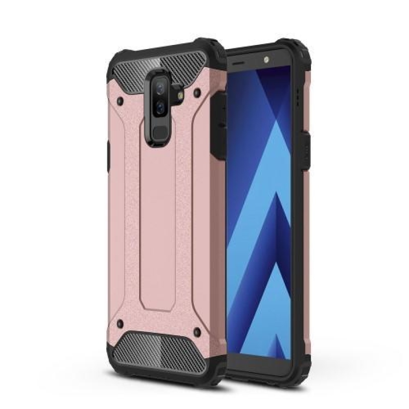 Armor odolný kryt na mobil Samsung Galaxy A6 Plus - ružovozlatý