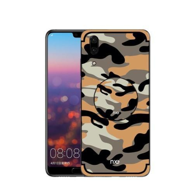 Army hyridný gélový obal na Huawei P20 - oranžový