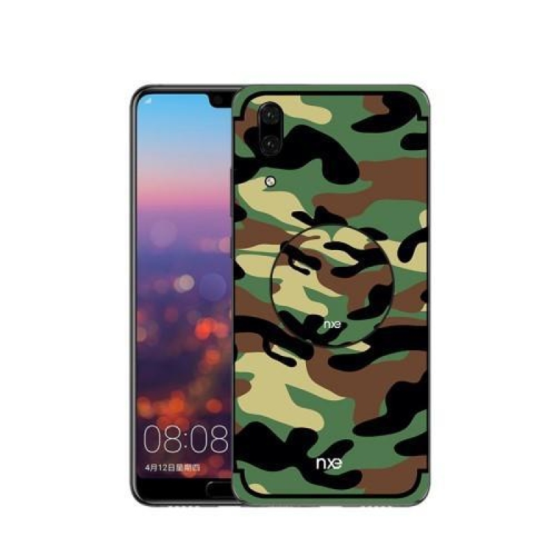 Army hyridný gélový obal na Huawei P20 - zelený