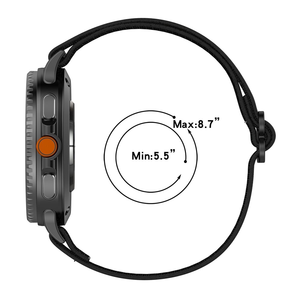Arrow nylonový elastický remienok na Samsung Galaxy Watch8 Classic 46mm/Watch8 44mm/40mm - vzor D