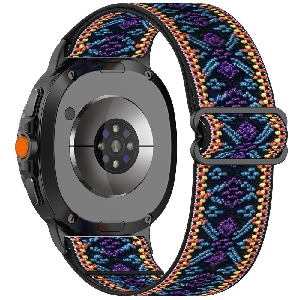 Arrow nylonový elastický remienok na Samsung Galaxy Watch8 Classic 46mm/Watch8 44mm/40mm - vzor E