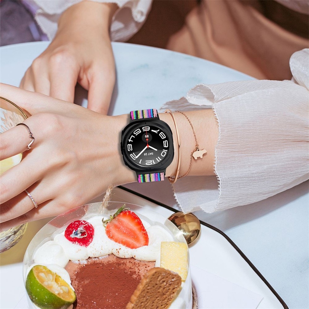 Arrow nylonový elastický remienok na Samsung Galaxy Watch9 40mm/44mm - vzor G