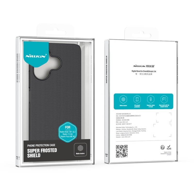 Nillkin Super Frosted Zadný Kryt pre Xiaomi Redmi 13 4G/Poco M6 4G Black