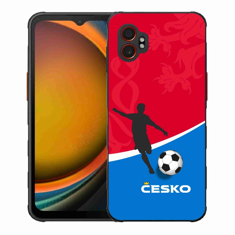 Gélový kryt mmCase na Samsung Galaxy Xcover 7 Pro - futbal Česko