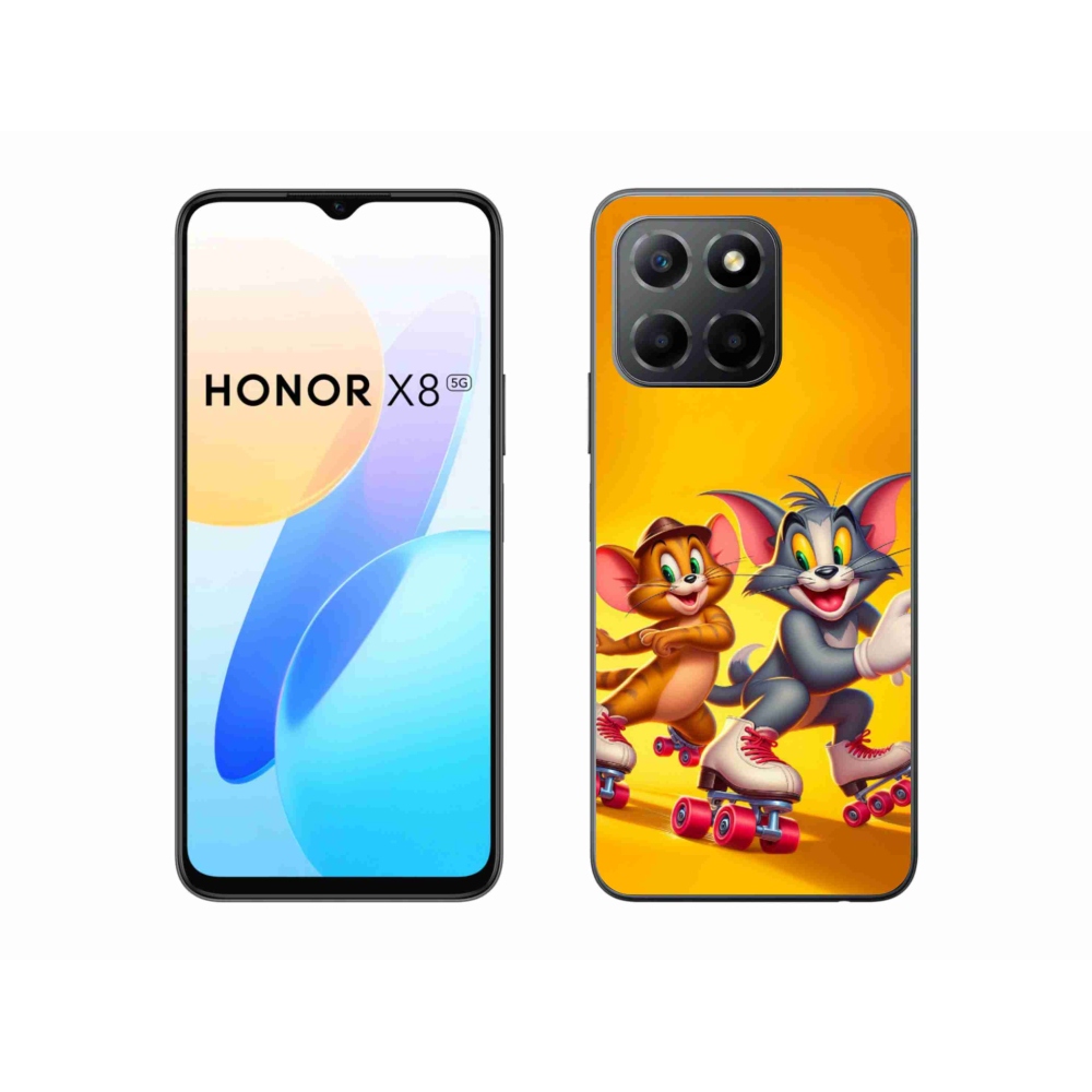 Gélový kryt mmCase na Honor X8 5G/Honor 70 Lite 5G - tom a jerry