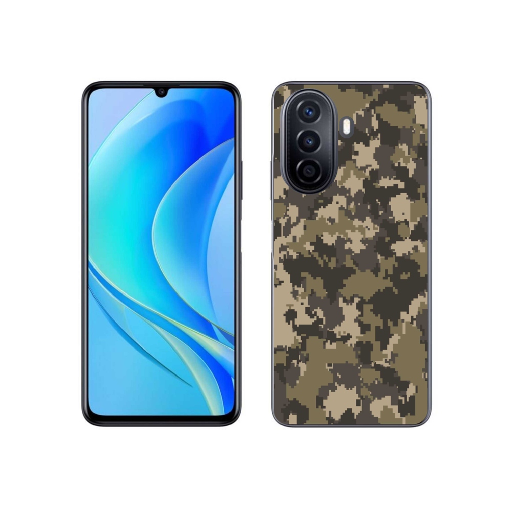 Gélový kryt mmCase na Huawei Nova Y70 - maskáčový vzor 12