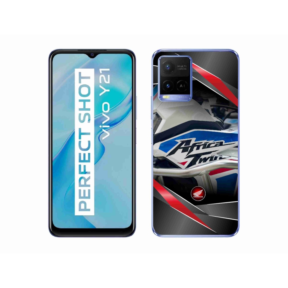 Gélový kryt mmCase na Vivo Y21/Y21s/Y33s - motorka honda