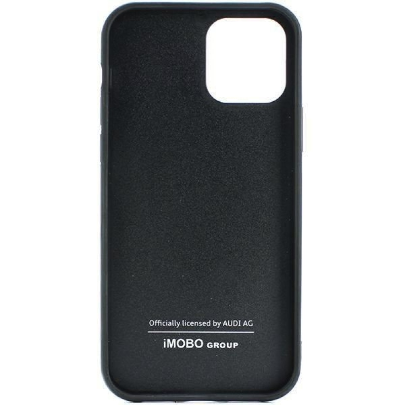 Audi Carbon Fiber Zadný Kryt pre iPhone 11/XR Black
