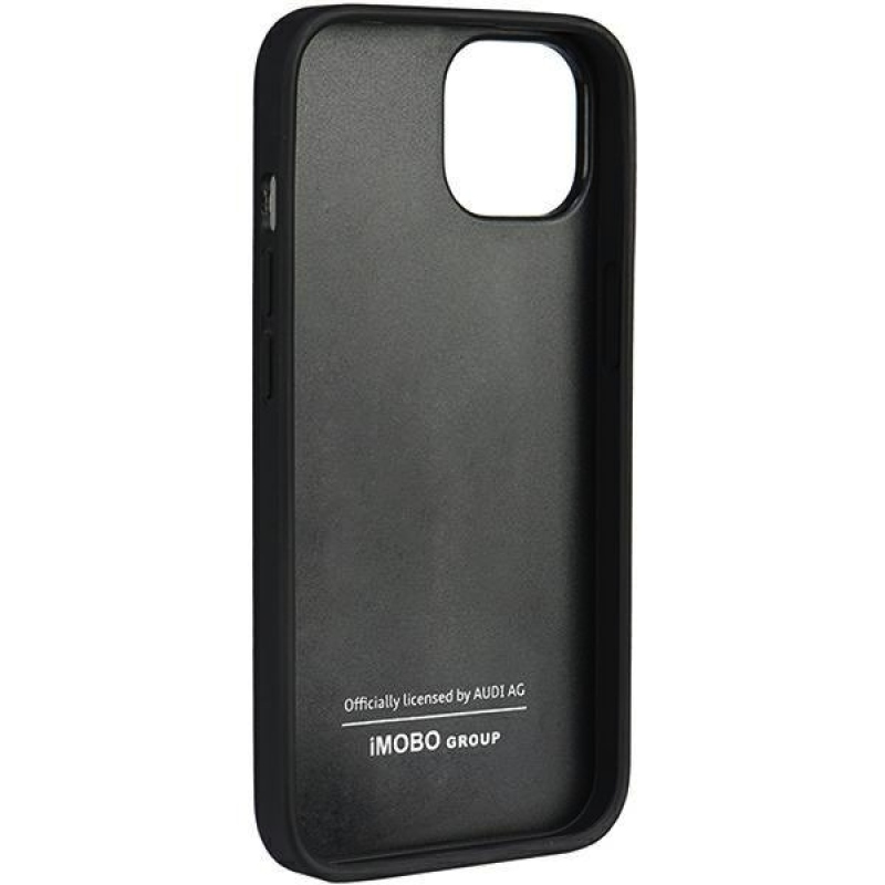 Audi Genuine Leather Zadný Kryt pre iPhone 11/XR Black