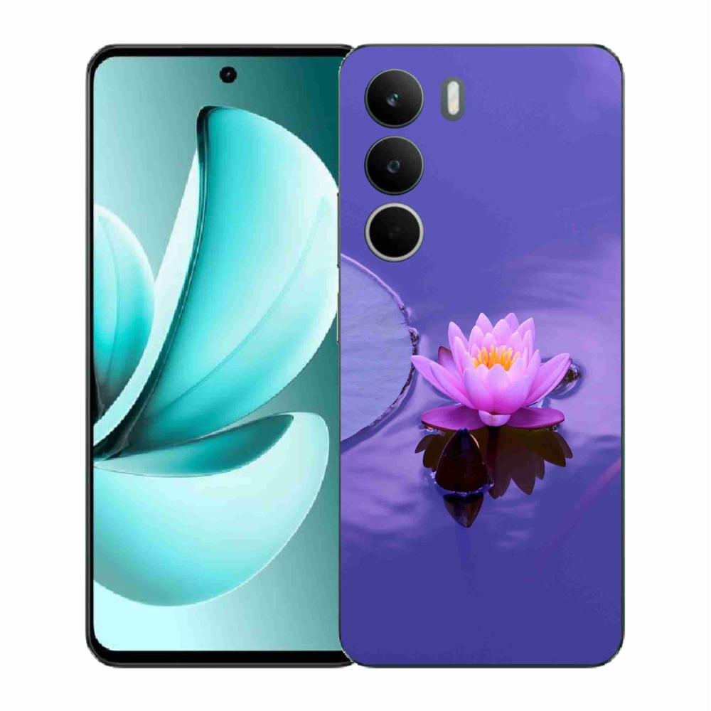 Gélový kryt mmCase na Realme C71 - kvet na hladine