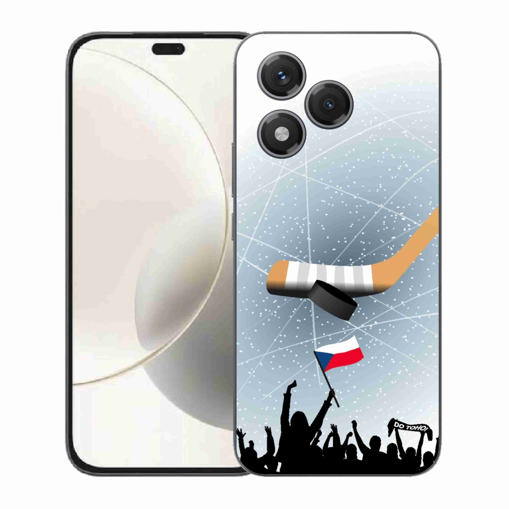 Gélový kryt mmCase na Honor 400 Lite - fanúšikovia hokeja