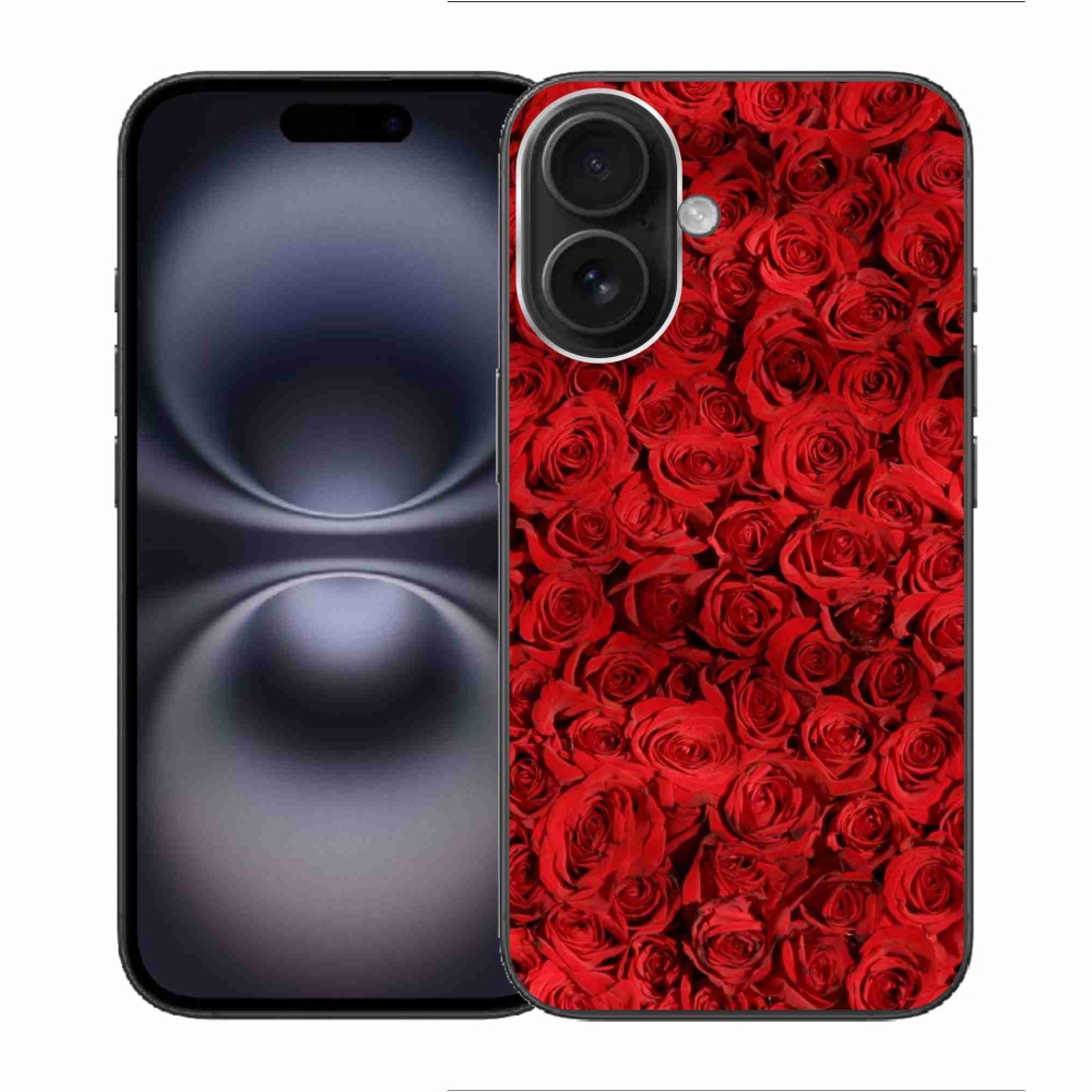 Gélový kryt mmCase na iPhone 16 - ruža