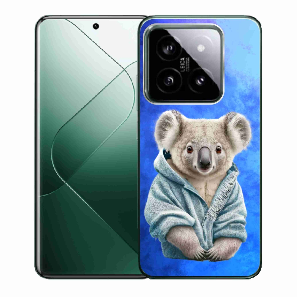 Gélový kryt mmCase na Xiaomi 14 - koala vo svetri