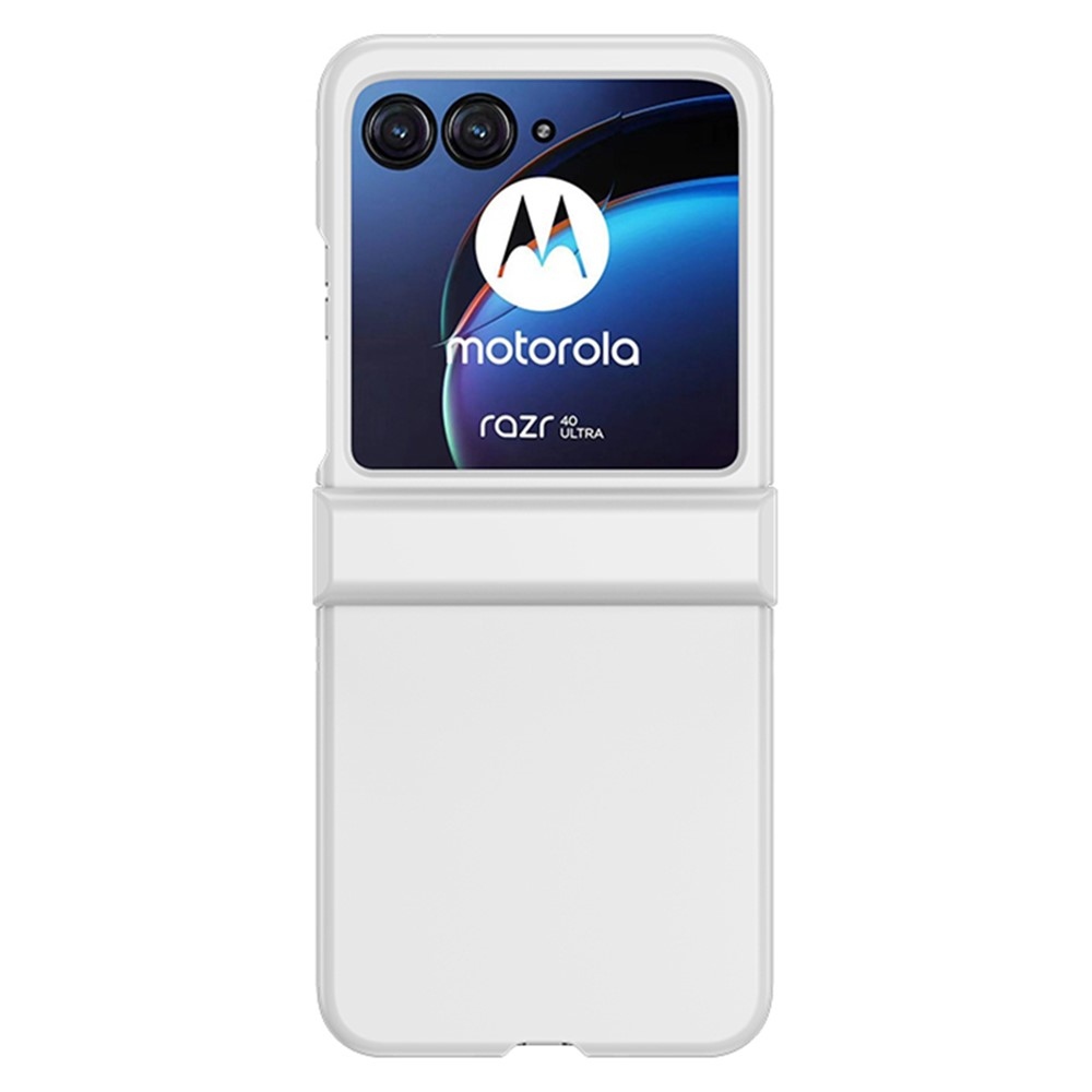 Hard plastový kryt na Motorola Razr 40 Ultra 5G - biely