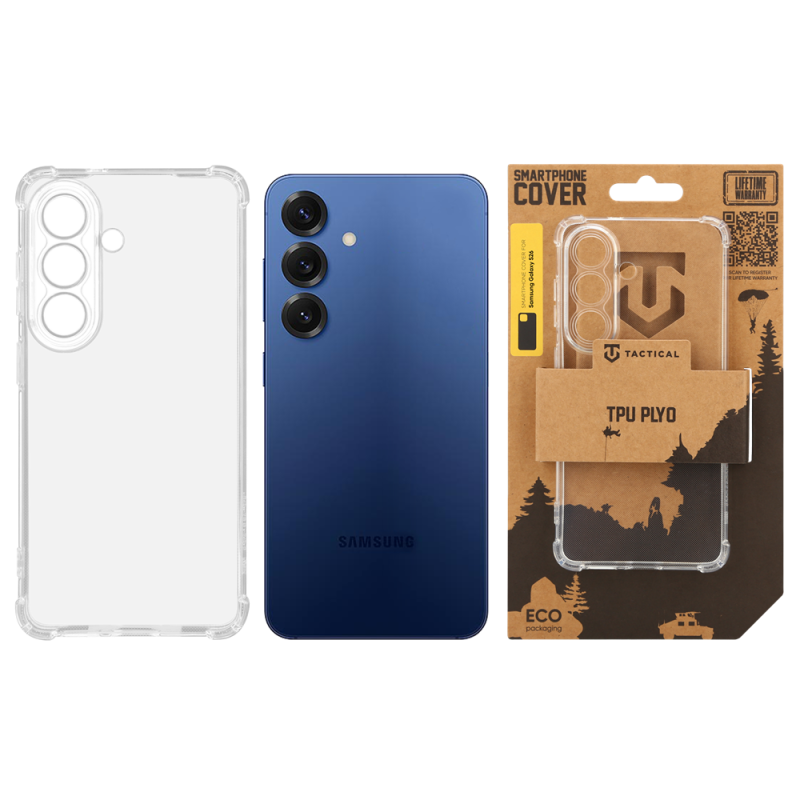 Tactical TPU Plyo Kryt pre Samsung Galaxy S26 Transparent