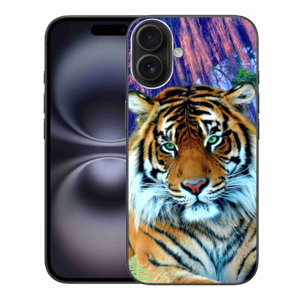 Gélový obal mmCase na iPhone 16 Plus - tiger