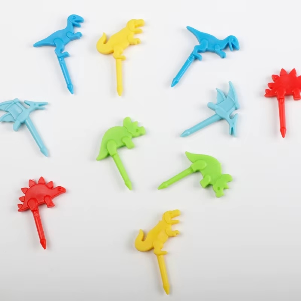 Detská plastová napichovátka - dinosaury