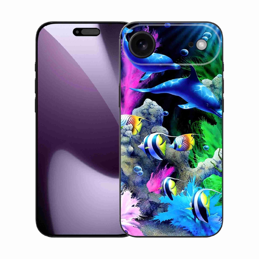 Gélový kryt mmCase na iPhone 17 Air - morský svet