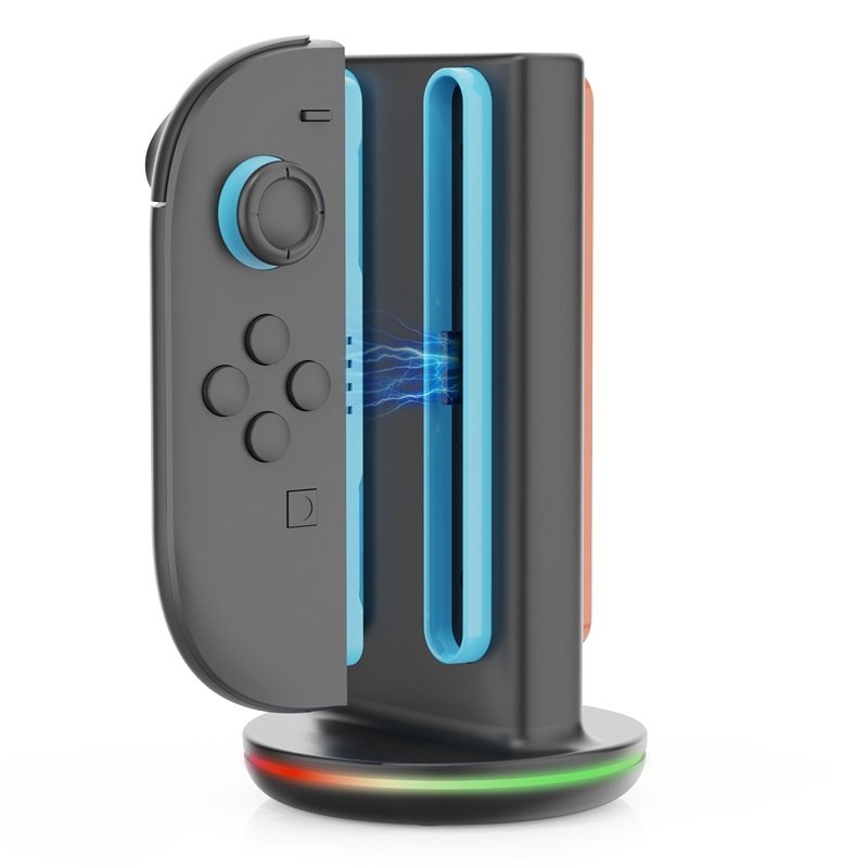 iPega SW2051 Nabíjacia Stanica s RGB pre JoyCon Ovládače Nintendo Switch 2 Black