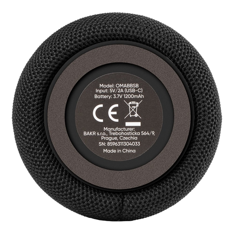 OBAL:ME AmpliBeam Bluetooth reproduktor – čierny