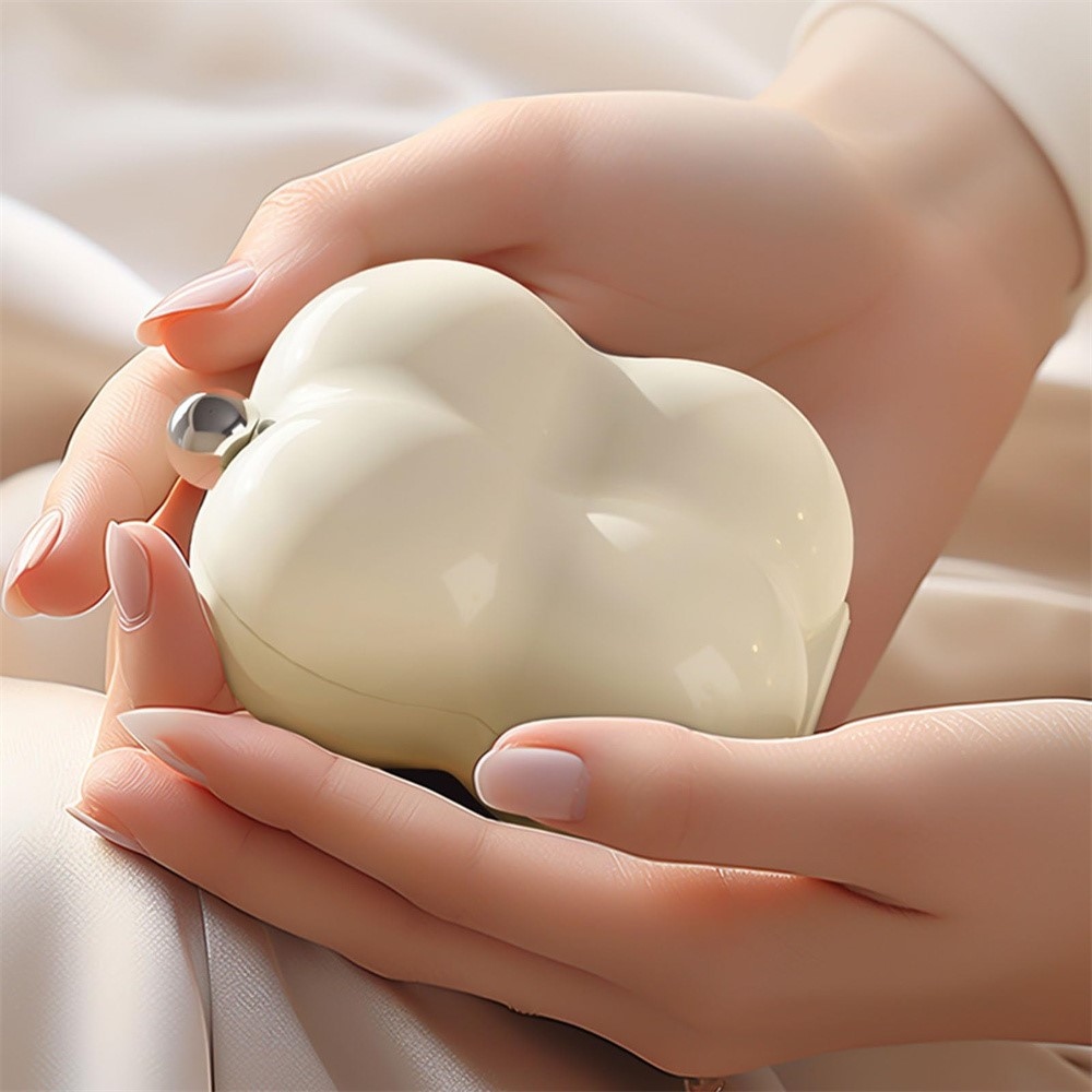 Mini organizér na lieky a šperky so 7 priehradkami - kvetinový biely