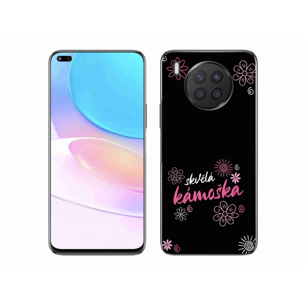 Gélový kryt mmCase na Huawei Nova 8i - skvelá kamoška čierne pozadie