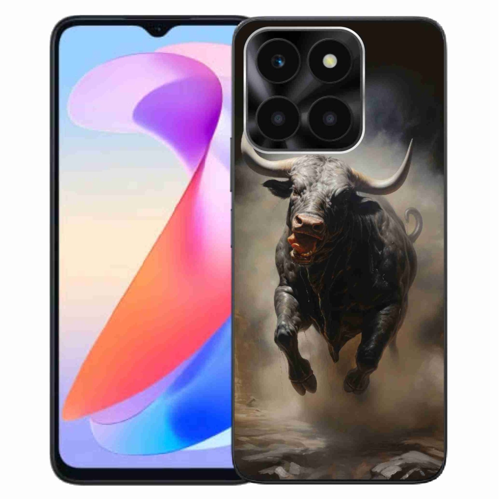 Gélový kryt mmCase na Honor X6a - rozzúrený býk