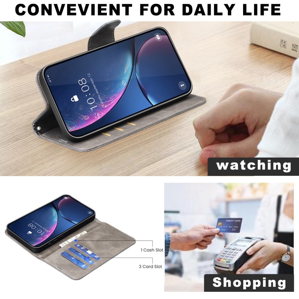 Case knižkové púzdro na Samsung Galaxy S25 Edge - šedé