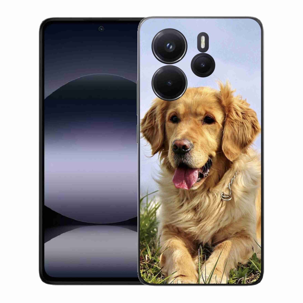 Gélový kryt mmCase na Xiaomi Redmi Note 14 - zlatý retriever