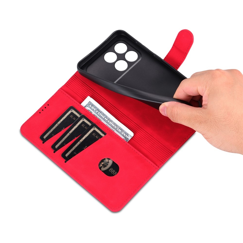 AZNS Case knižkové puzdro na Xiaomi Poco F8 Pro 5G - červené