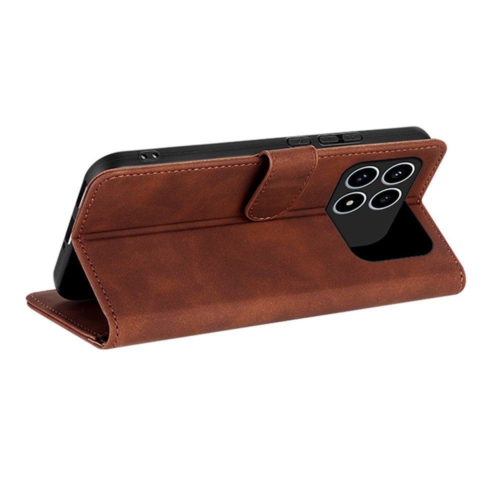 AZNS Case knižkové púzdro na Xiaomi Poco F8 Pro 5G - hnedé