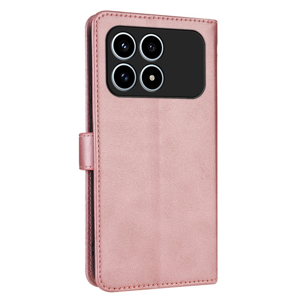 AZNS Case knižkové púzdro na Xiaomi Poco F8 Pro 5G - ružovozlaté