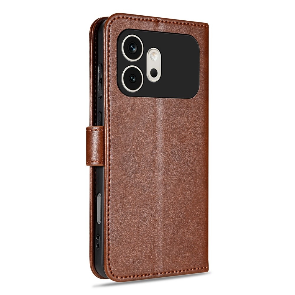 AZNS knižkové puzdro na Honor 600 5G - hnedé