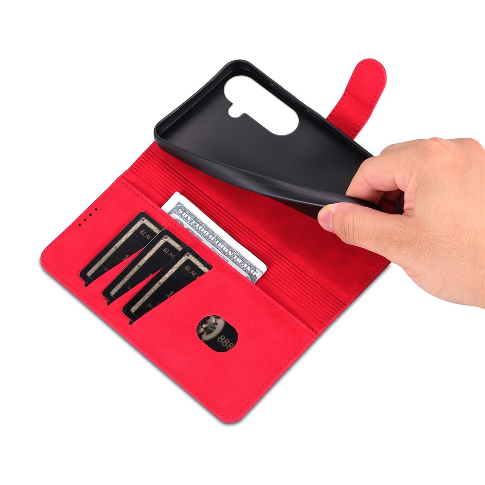 AZNS knižkové púzdro na Samsung Galaxy A57 5G - červené