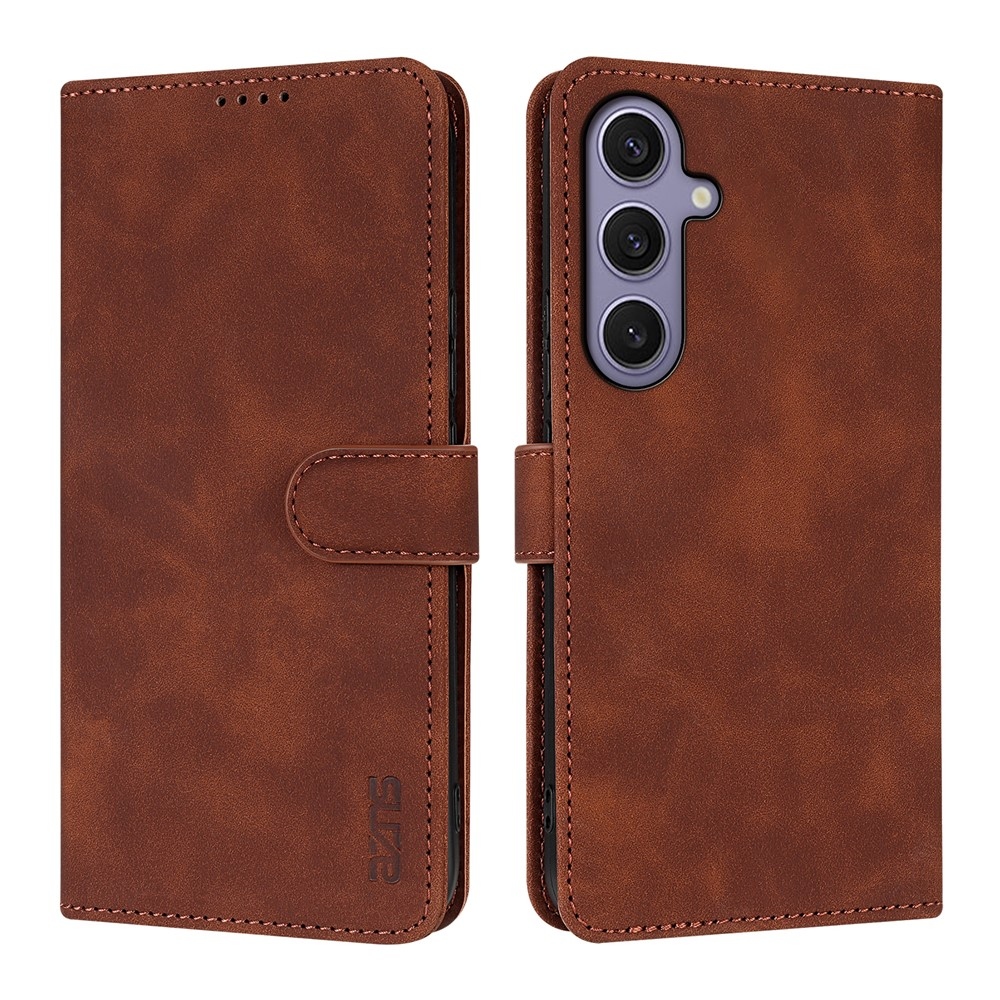 AZNS knižkové púzdro na Samsung Galaxy A57 5G - hnedé