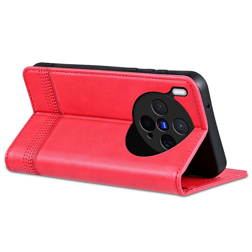 AZNS knižkové puzdro na Vivo X300 5G - červené