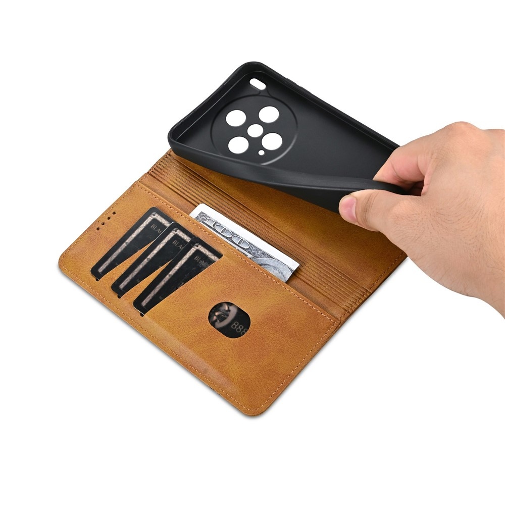 AZNS knižkové puzdro na Vivo X300 5G - svetlohnedé