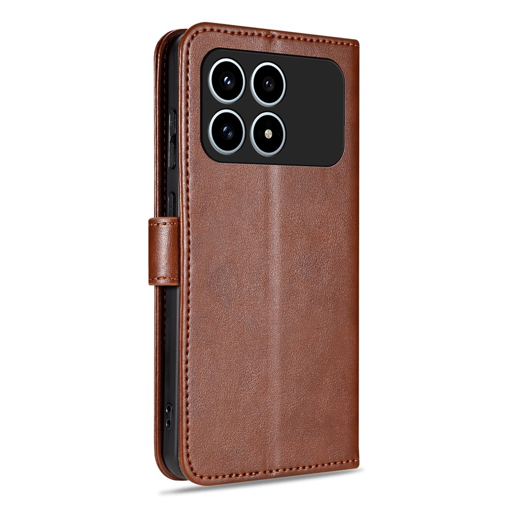 AZNS knižkové púzdro na Xiaomi Poco F8 Pro 5G - hnedé