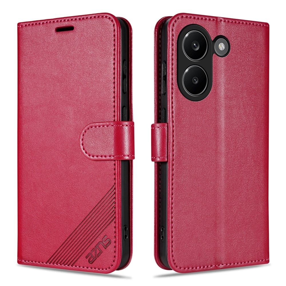 AZNS knižkové puzdro na Xiaomi Poco X8 Pro 5G - červené