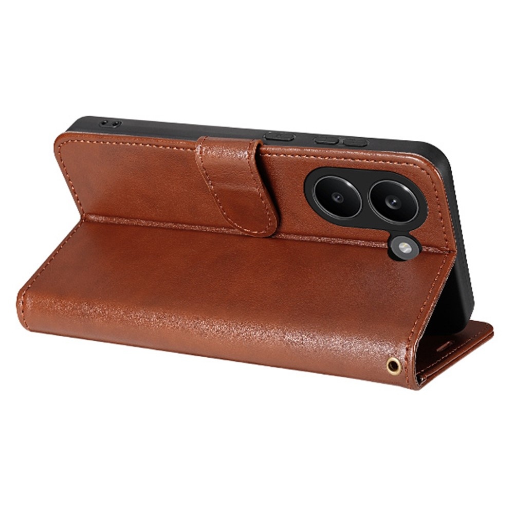 AZNS knižkové puzdro na Xiaomi Poco X8 Pro 5G - hnedé