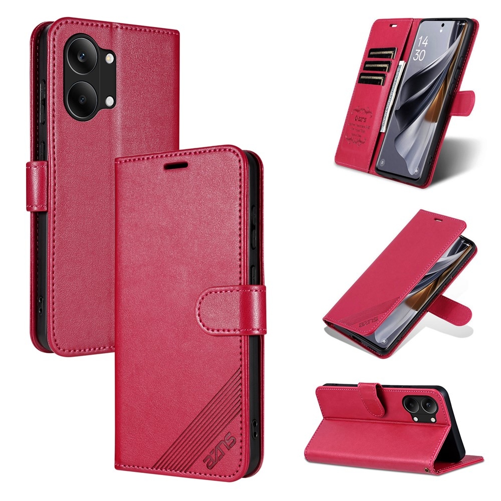 AZNS knižkové púzdro na Xiaomi Poco X8 Pro Max 5G - červené