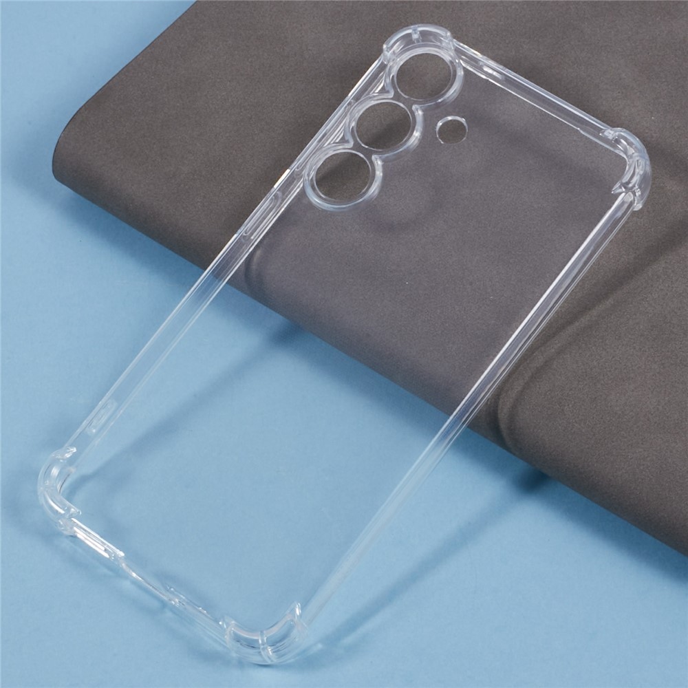 Priehľadný gélový obal so zosilnenými rohmi na Samsung Galaxy S25 FE