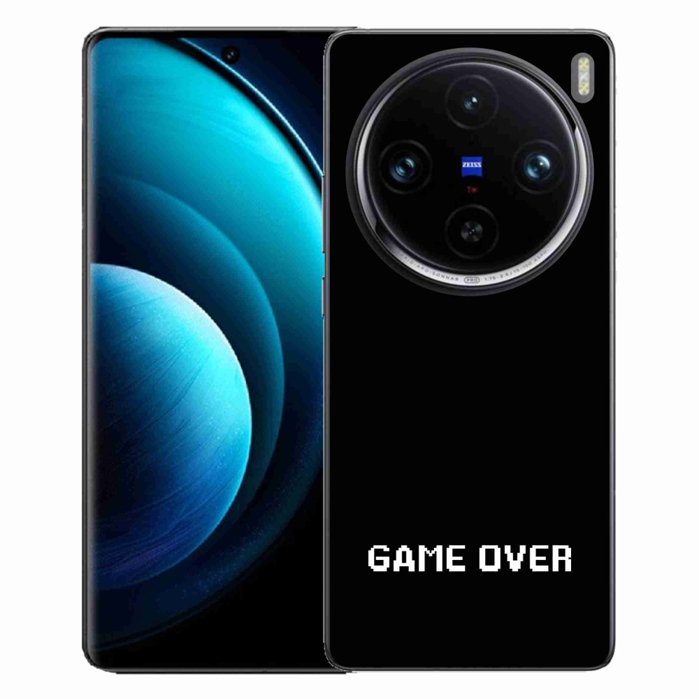 Gélový kryt mmCase na Vivo X100 Pro 5G - game over čierne pozadie