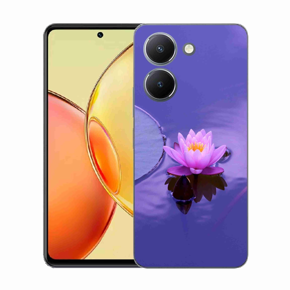 Gélový kryt mmCase na Vivo Y36 - kvet na hladine
