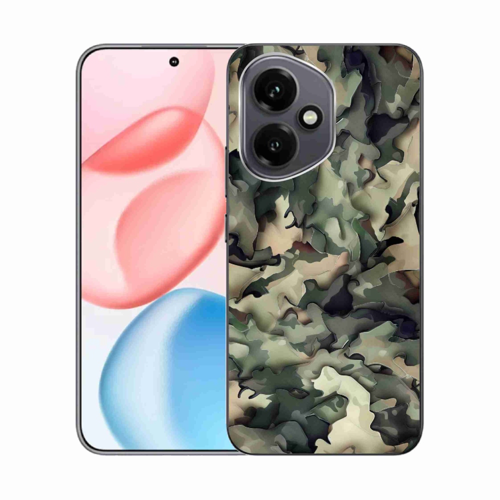 Gélový kryt mmCase na Honor 400 - maskáčový vzor 9