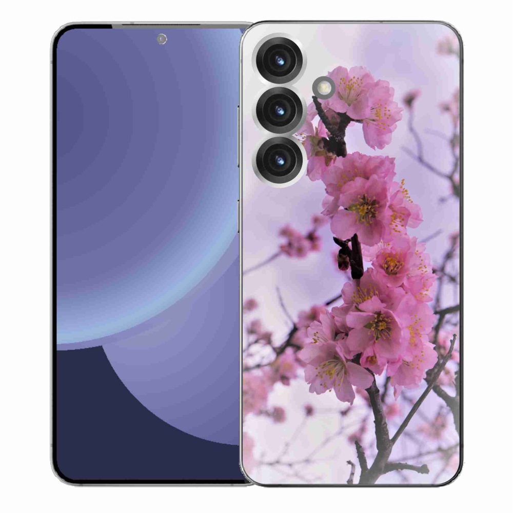 Gélový kryt mmCase na Samsung Galaxy S25+ - kvety 7