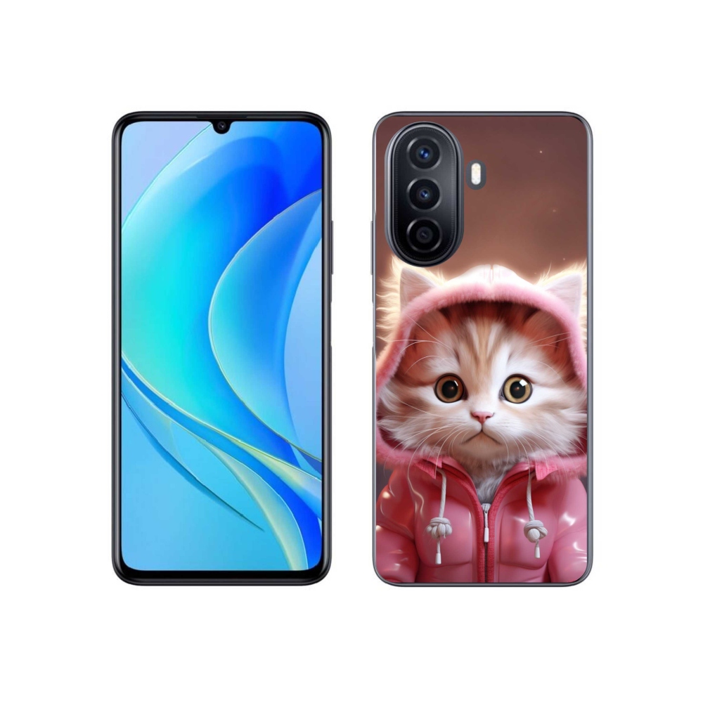 Gélový kryt mmCase na Huawei Nova Y70 - roztomilé mačiatko 3